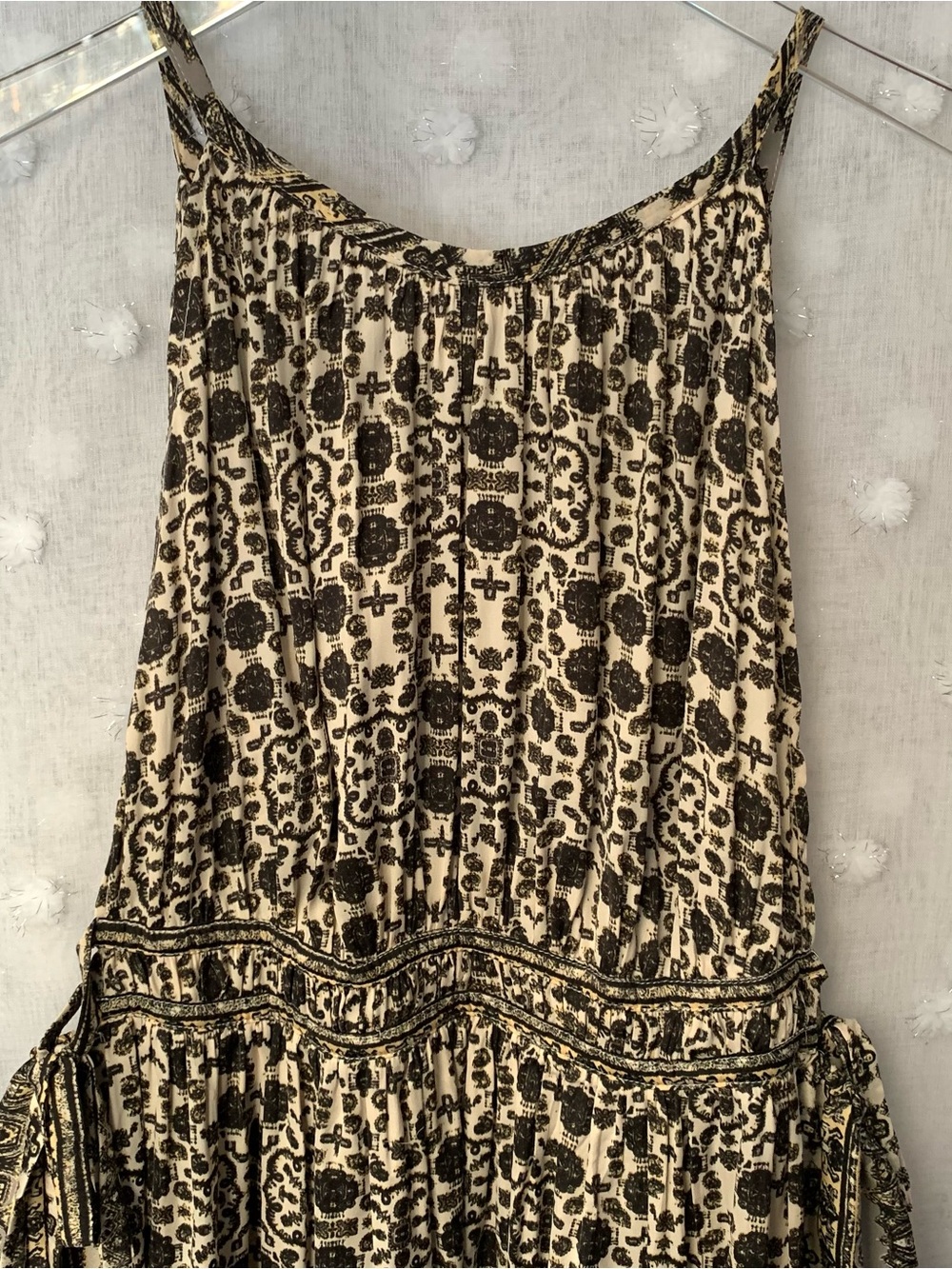 Free People Printed Midsummers Day Halter Mini Dress or Top - Picture 9 of 15